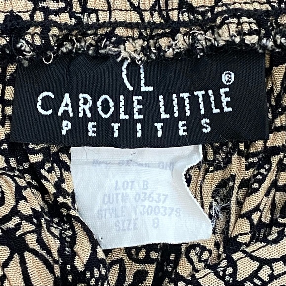 Vintage Carole Little Petites gauze printed midi skirt - Picture 5 of 7